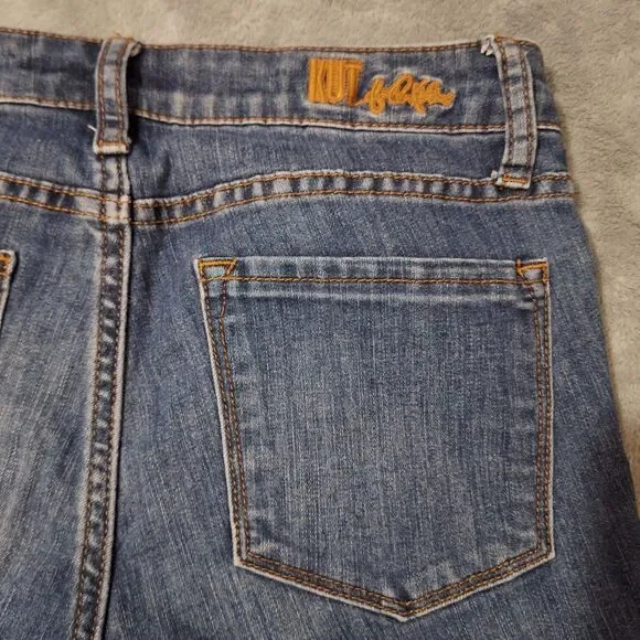 Kut From The Kloth Cut-Off Shorts Women 2 Blue Denim Gidget Daisy Dukes - Picture 11 of 11